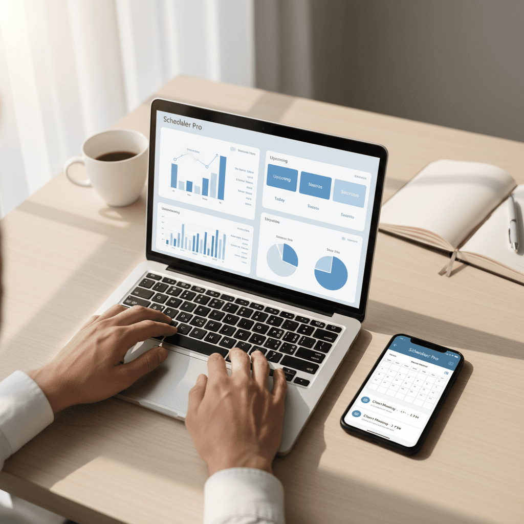 Automated booking system dashboard